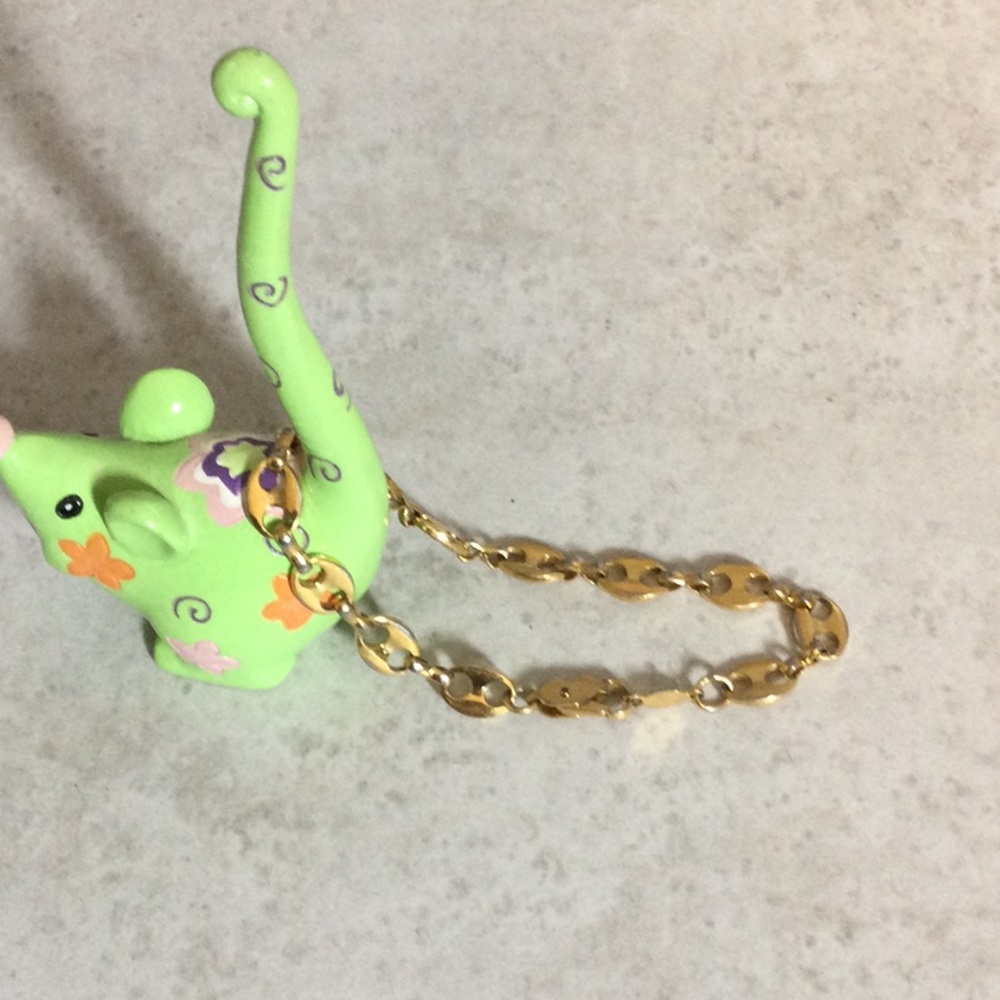 Gold link baby/child bracelet